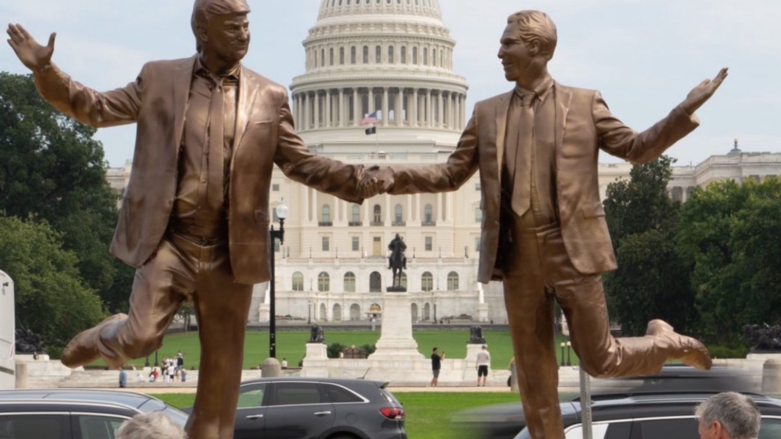 Trump-Epstein Statue Removed from National Mall