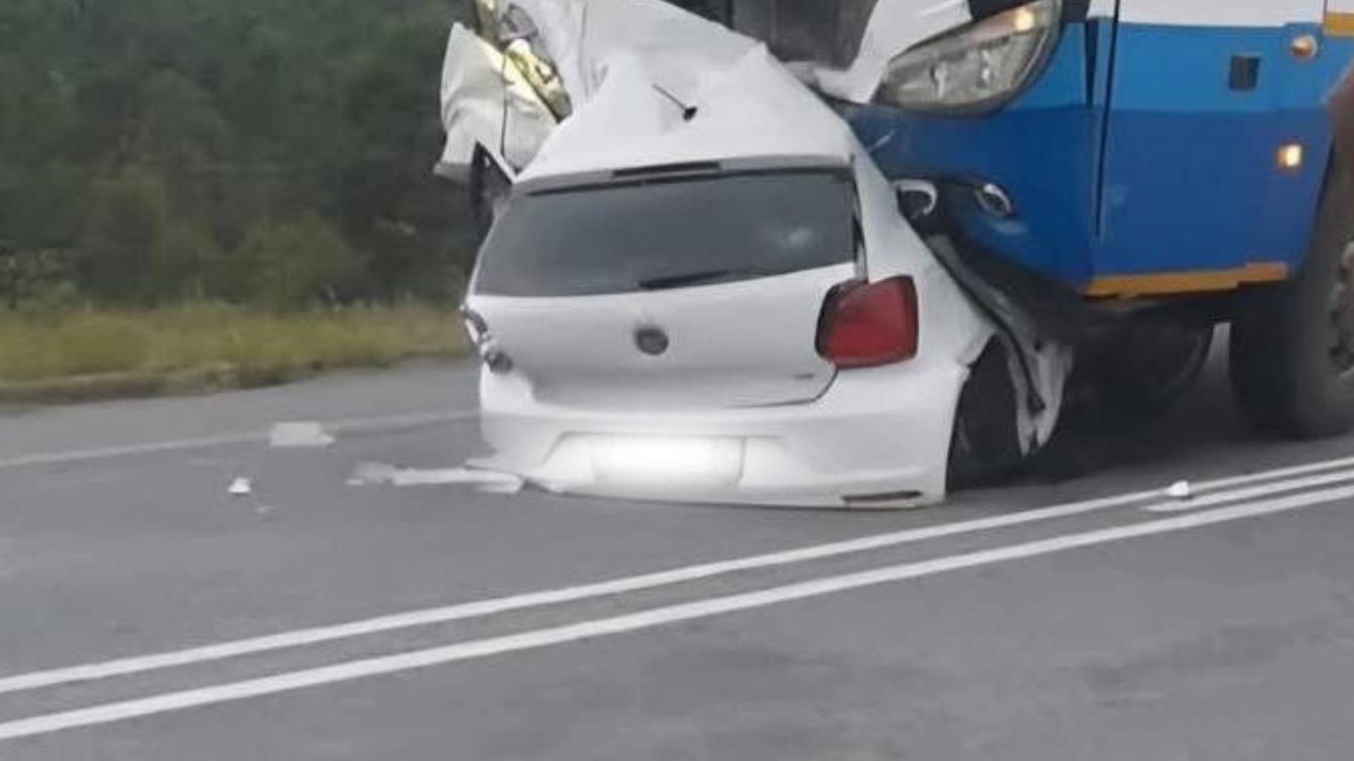Five killed in horrific N6 crash as VW Polo is crushed under bus